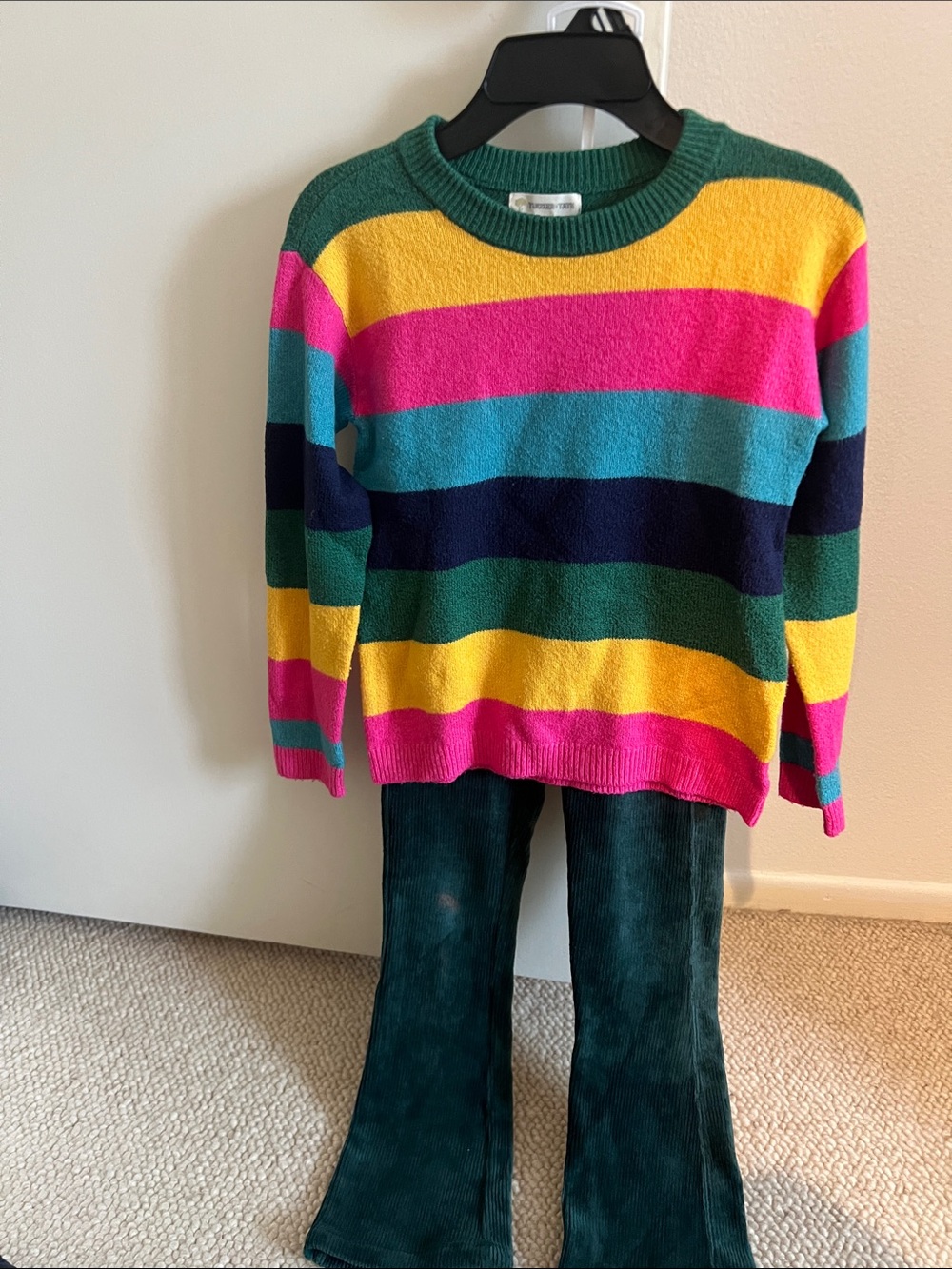 Tucker + Tate Bold Multicolor Striped Crewneck Sweater
